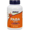 Now Foods PABA Para-Aminobenzoic Acid Vitamin B-10 500mg 100 Capsules