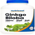 Nutricost Ginkgo Biloba Extract 120mg, 240 Capsules - Gluten Free & Non-GMO