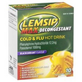 Lemsip Max Cold & Flu Hot Drink with Decongestant Blackcurrant 10 Sachets