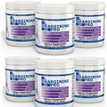 L-ARGININE PRO | L-arginine Supplement Powder | 5,500mg of L-arginine Plus 1,100mg L-Citrulline (Grape Berry, 6 Jars)