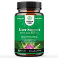 Milk Thistle Liver Support Supplement - Herbal Liver Supplement with Silymarin