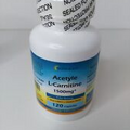 Acetyl L-Carnitine 1,500mg Serving, 120 Capsules - Non-GMO Gluten Free