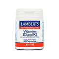 LAMBERTS Vitamin D3 1000iu &amp; K2 90mg 60 capsules