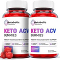 Metabolic Solutions Keto Gummies- Metabolic ACV Gummy Weight Loss ORIGINAL-2Pack