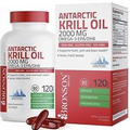 Bronson Antarctic Krill Oil 2000 Mg with Omega-3S EPA, DHA, Astaxanthin and Phos