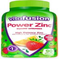 VitaFusion Power Zinc Gummy Vitamins - Strawberry Tangerine, (90) Gummies