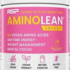 RSP Nutrition AminoLean Pre Workout Powder with BCAAs, Amino Acid Energy
