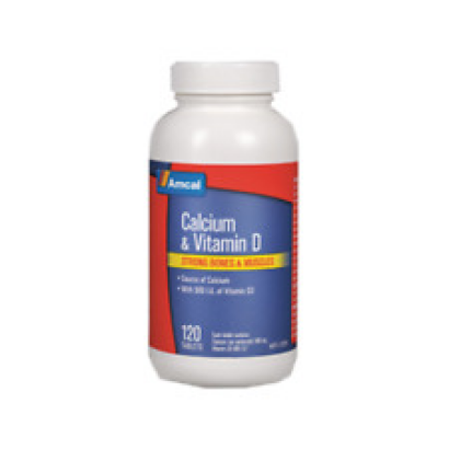 Amcal Calcium & Vitamin D 120 Tablets