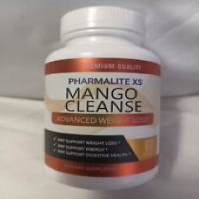 PHARMALITE XS MANGO CLEANSE WEIGHT LOSS CAPSULES 804 MG DIGESTIVE HEALTH NEW