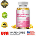 Glutathione Collagen Whitening 120 Capsules Natural Skin Lightening Vitamin C
