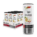CELSIUS Sparkling Fuji Apple Pear Functional Energy Drink 12 Fl Oz (12 Pack)