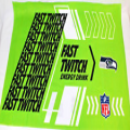 Fast Twitch Seahawks Logo Sports Towel - Gatorade NFL Energy Drink PepsiCo Promo