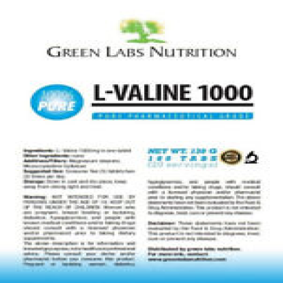 L-Valine 1000mg Tablets  BCAA Amino Acids ANTICATABOLIC