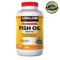Kirkland Signature Fish Oil 1000 mg., 400 Softgels.  NEW SEALED