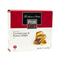 ProtiDiet - High Protein Bars, Low Cholesterol, Low Sodium, Low Sugar, Ideal Protein Compatible, 7 Servings Per Box (Caramel Layer Peanut Delight)