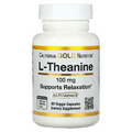 California Gold Nutrition, L-Theanine, Featuring AlphaWave, 100 mg, 60 Veggie Capsules