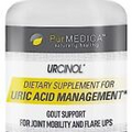 PurMEDICA Urcinol Uric Acid Supplement - Gout Support 60 Count (Pack of 1)