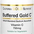 CALIFORNIA GOLD NUTRITION Buffered Gold C 750mg Vitamin C 240 Capsules