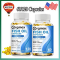 Orgmax Omega 3 Fish Oil Capsule Rich in DHA EPA Supports Heart Brain Bone