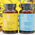RISE AM and RESET PM SYSTEM - RISE for Energy and RESET for Calm, 30 Servings