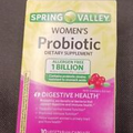 Spring Valley Women's Probiotic Dietary Supplement, 30 Count, EXP: 03/2025