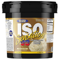 Ultimate Nutrition Iso Sensation 93 with Glutamine Complex Low Carb Whey Protein Isolate Powder – 30 Grams of Protein, Fat-Free, Keto Friendly, Banana Ice Cream, 5 Pounds