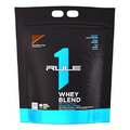 Rule 1 R1 Whey Blend, Chocolate Fudge - 10.04 lbs Powder - 24g Whey Concentrates, Isolates & Hydrolysates with Naturally Occurring EAAs & BCAAs - 132 Servings
