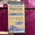 Wiley's Finest Wild Alaskan Fish Oil PEAK EPA +DHA 1000mg, 30 Softgels exp 12/24