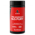 Nitric Oxide Stim-Free 3000 Mg  Six Star N.O.Fury Pre-Workout 60 Ct 20 Servings