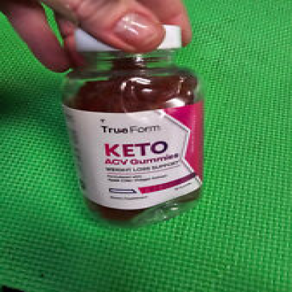 True Form Keto ACV Gummies Advanced Weight Loss, 60 Count exp-9/2024 **DENTED**