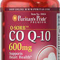 Puritan's Pride Q-Sorb CoQ10 600mg Rapid Release Support Heart Health 60 Softgel