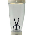 350ML Electric Protein Shaker Mixing Cup Automatic Stirring WHITE