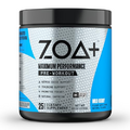 ZOA+ Zero Sugar Pre Workout Powder Wild Berry - 5-in-1 Advanced Formula with Creatine, Beta Alanine, Ginkgo Biloba, Electrolytes, 200mg Caffeine - NSF Certified Sport - 25 Servings