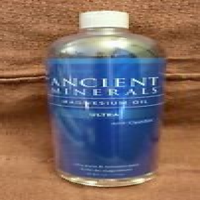 Ancient Minerals Magnesium Oil Refill Bottle Pure Concentrated 33.8 oz 1 Liter