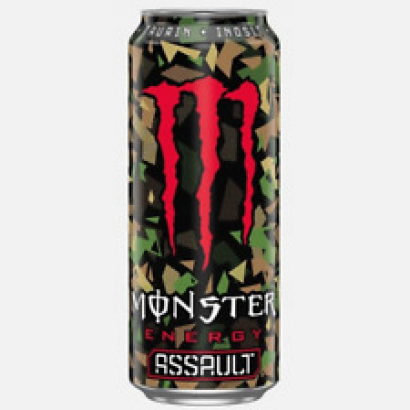 MONSTER ENERGY ASSAULT - ENERGY DRINK - 500ML CAN - COLLECTORS - RARE
