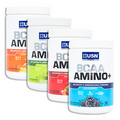 USN BCAA Amino+ Variety Pack (4 Tubs) | Recovery & Endurance Powder 30 Servings
