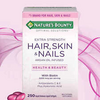 Nature's Bounty Hair Skin and Nails 250 Softgels Multivitamin 5000 mcg Biotin