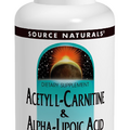 Source Naturals Acetyl L-Carnitine & Alpha-Lipoic Acid 650mg 650 mg 240 Tabs