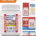 Psyllium Whole Husks Fiber Supplement - Digestive - Promote Regularity - 20oz
