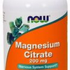 Now Foods Magnesium Citrate 200mg 250 Tablet