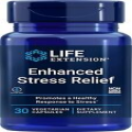 Life Extension Enhanced Stress Relief Supplement Gluten Free Non GMO 30 Capsules