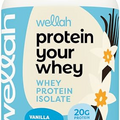 Wellah Protein Your Whey (30 Servings, Vanilla) - Whey Protein Isolate Protein