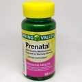 Spring Valley Prenatal Multivitamin/Multimineral, 100 tabs. Exp: 09/2024
