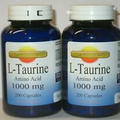L Taurine Amino Acid 1000 mg 400 Capsules Supports Heart Health