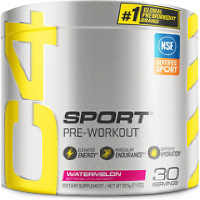 C4 Sport Pre Workout Powder Watermelon - Pre Workout Energy with Creatine + 135M