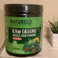 NATURELO Raw Greens Superfood Powder - Unsweetened - 30 Servings