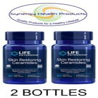 2X Life Extension Skin Restoring Ceramides 30 Liquid Vegetarian Capsules