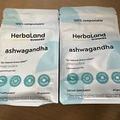 2 Packs HerbaLand Gummies Ashwagandha Orange Tea Stress Relief 60 Gummies
