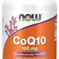 NOW Supplements - CoQ10 100 mg With Hawthorn Berry 180 Veg Capsules