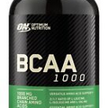 Optimum Nutrition BCAA 1000 Branched Chain Amino Acid - 400 Capsules EXP 12/2023